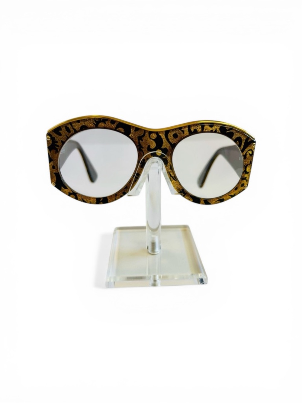 Christian Lacroix Eyeglasses Gold Black Austria Vintage